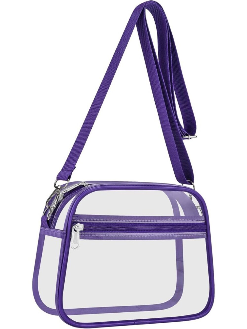 Clear Stadium Bag for Events | Transparent Sports Fan Handbag & Purse